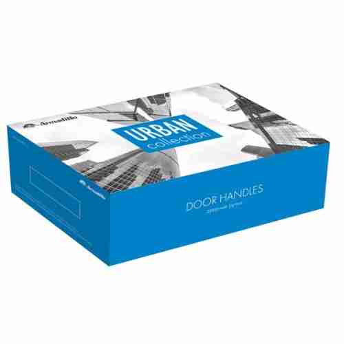 Комплект на 6 дверей - Ручка дверная межкомнатная Armadillo Urban Groove USQ5 BB/SBB/BB -17 коричневая бронза