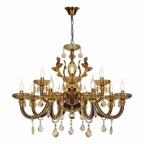 Подвесная люстра iLamp Asia 81069-8+4 BR