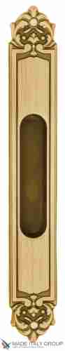 Ручка для раздвижной двери Venezia U122 DECOR LONG французское золото + коричневый (1шт.)