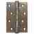 Петля стальная универсальная дверная Apecs 100*70-B4-Steel-GRF графит