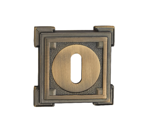 Накладка под сувальдный ключ RENZ INOB 19 MAB бронза античная матовая