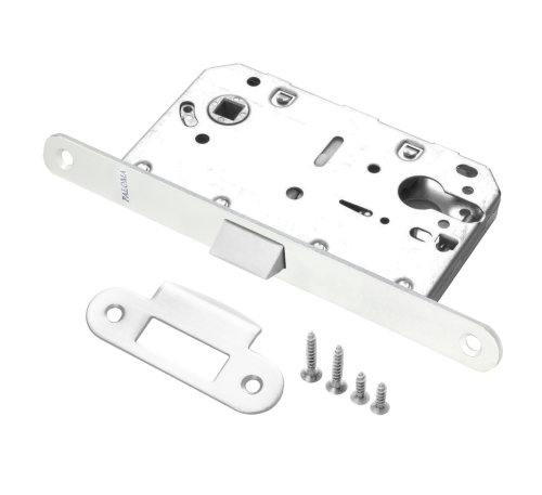 Замок под цилиндр RENZ INLB 85 PL White белый