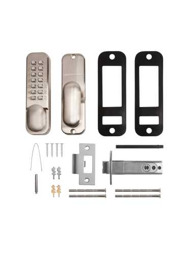 Замок Ajax (Аякс) накладной кодовый RIM-200 code SN мат.никель