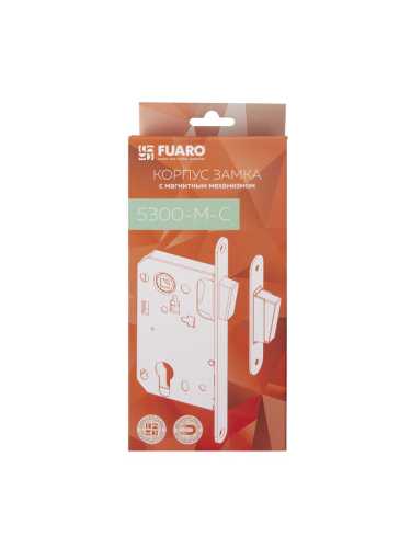 Замок врезной магнитный 5300-M-C под ЦМ BL черный