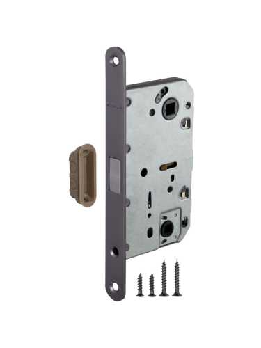 Ручка дверная Fuaro (Фуаро) межкомнатная R.SLR52.PRIZMA GR-23 графит  Набор 6