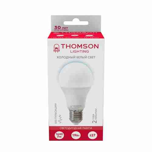 Лампа светодиодная Thomson E27 19W 6500K груша матовая TH-B2349