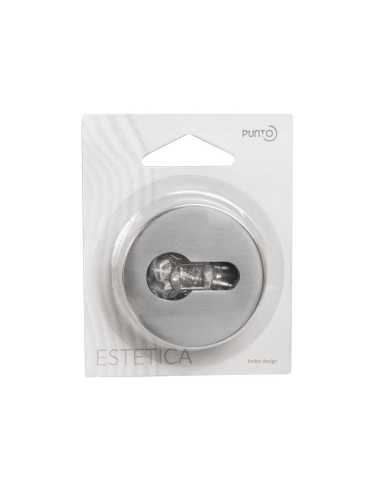 Накладка Punto (Пунто) под цилиндр ET.R.EST.R52 SSC-16 сатинированный хром