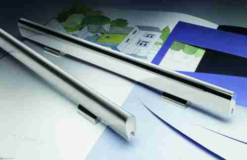 Ручка скоба модерн COLOMBO DESIGN F127FA-NM матовый черный 192-288 мм