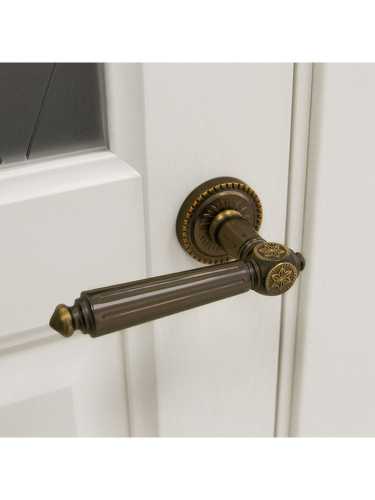 Ручка дверная Armadillo (Армадилло) межкомнатная R.CL55.Matador (Matador CL4) BB-17 коричневая бронза  Набор 7