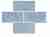 Плитка керамическая Grazia Ceramiche Essenze Genziana NN60 настенная 6,5х13