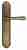 Дверная ручка Venezia "CALLISTO" на планке PL98 матовая бронза