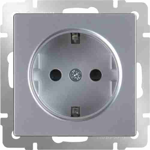 Розетка Werkel Глянцевый никель WL02-SKG-01-IP20