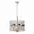 Подвесная люстра Lumien Hall Базиано LH3040/4P-NK-CL