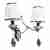 Бра Lumina Deco Dominni LDW 9268-2 CHR