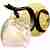 Бра N-Light 438-01-31 gold + dark wengue