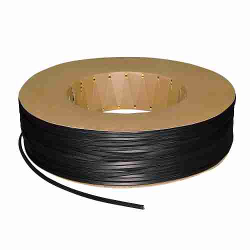 Самоклеящийся уплотнитель ППУ (14,5x16,5 мм), черный (400 м)