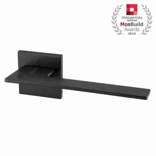 Комплект на 2 двери - Ручка дверная межкомнатная Armadillo MIRAGE USS BL-26 черный