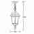 Уличный подвесной светильник Oasis Light 91305S 91305S Bl Уличный подвесной светильник Oasis Light 91305S 91305S Bl