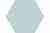 Плитка керамическая Paradyz Esagon Mix Blue настенная 19,8х17,1