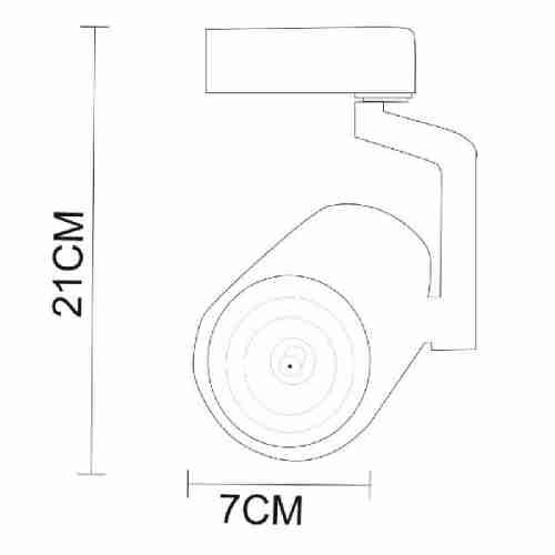 Трековый светильник Artelamp Traccia A2320PL-1BK