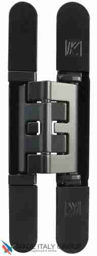 Kubica HYBRID K2460 NO петля скрытая универсальная асимметричная, цвет ЧЕРНЫЙ (60 kg)