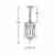 Уличный подвесной светильник Oasis Light 89905S 89905S Bl Уличный подвесной светильник Oasis Light 89905S 89905S Bl