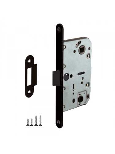 Защелка врезная PL96WC-50/BL BL (черный)