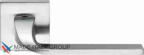 Дверная ручка на квадратном основании COLOMBO Isy BL11RSB-CM матовый хром