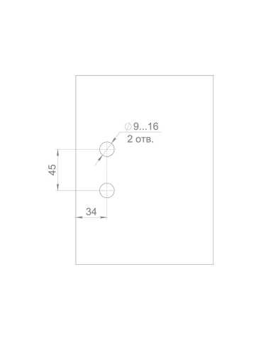 Петля Armadillo (Армадилло) для стеклянной двери Space.GL.H01 (2 шт) AL алюминий