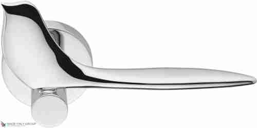 Дверная ручка на круглом основании COLOMBO Twitty TK11RSB-CR полированный хром