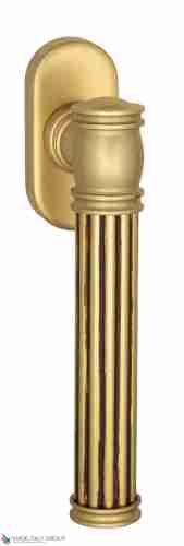 Ручка оконная Venezia "IMPERO" FW французское золото + коричневый