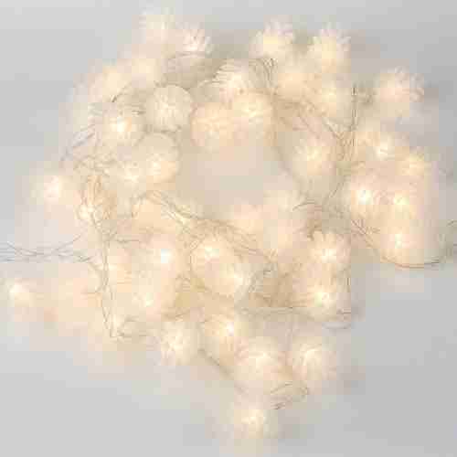 Светодиодная гирлянда Uniel Шишки 220V теплый белый ULD-S0500-050/DTA Warm White IP20 Pine Cones UL-00007192