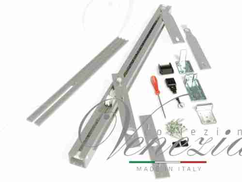 Трэк для рото механизма Ergon, комплект для двери LP=69 Silver T.E.