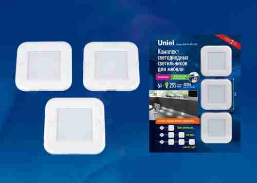 Мебельный светодиодный светильник Uniel ULM-F41-6W/4200K/DIM Sensor IP20 White UL-00002888