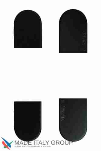 Колпачки для петель К7000, COVER NR, (4 шт.) цвет ЧЕРНЫЙ
