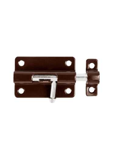 Шпингалет Ajax (Аякс) мебельный металлический SPD60х30 BR коричневый