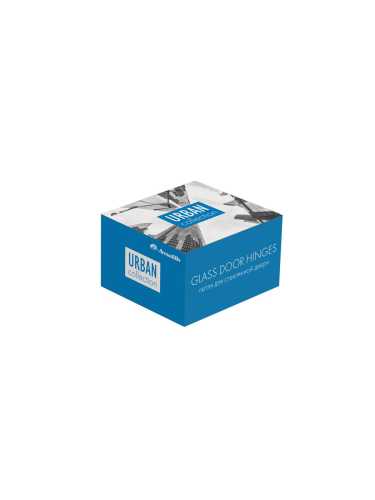 Петля Armadillo (Армадилло) для стеклянной двери Space.GL.H01 (2 шт) BL черный