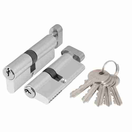 Цилиндровый механизм AZ102/70 mm (30+10+30) CP хром 5 кл.