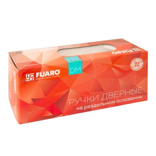 Комплект на 3 двери - Ручка Fuaro (Фуаро) раздельная R.RM54.VITA (VITA RM) SN/CP-3 матовый никель/хром