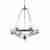 Подвесная люстра Lumina Deco Santini LDP 1220-7 CHR+WT