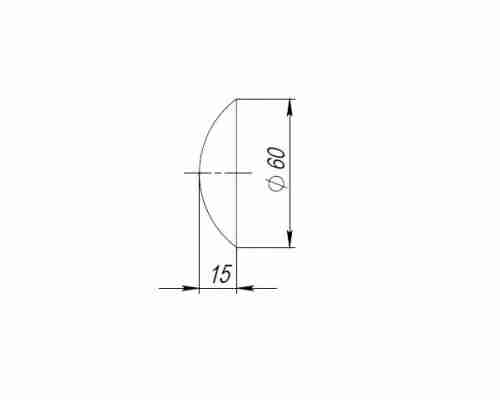 Демпфер настенный Ajax DSW-60 серый