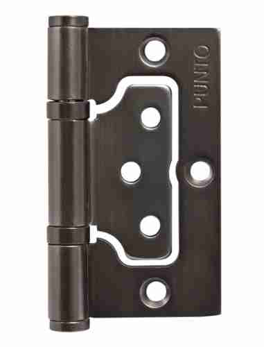 Комплект 10 шт. - Петля универсальная без врезки Punto 200-2B 75x2,5 GR графит