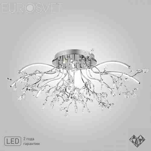 Люстра потолочная Eurosvet Claudia 90036/8 хром 60W