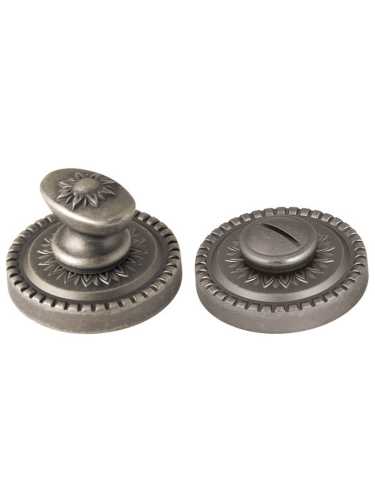 Комплект: Ручки Armadillo Matador CL4-AS-9 + Завертка BK6.R.CL55 AS-9 / античное серебро