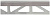 Профиль Butech B71342633 Perfil Pro-Part Laton Line Matt 11х8х2500