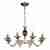 Подвесная люстра iLamp Flo YT2049-8 GD+Cear