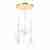 Подвесная светодиодная люстра Odeon Light Bubbles 4640/36LA