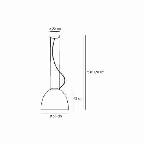 Светильник подвесной Artemide Nur A240210