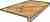 Керамогранит Italon Natural Life Wood Ванилла фронтальная натур. рет. ступень 33х90