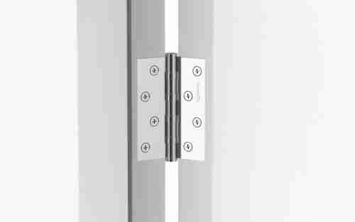 Комплект 8 шт. - Петля Armadillo (Армадилло) универсальная IN4500UC-BL BL 100x75x3 INOX304 черный БЛИСТЕР